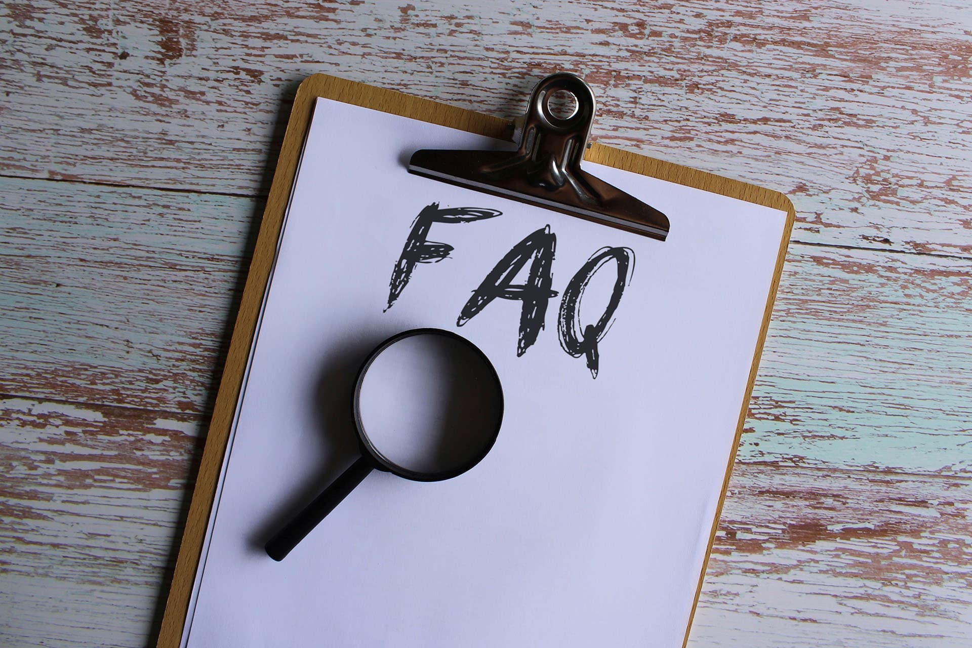 FAQs hero image